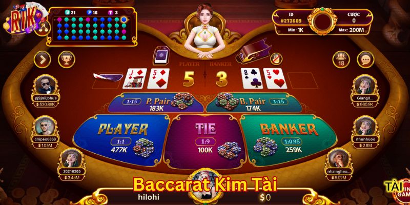 Cách chơi baccarat kim tài dễ hiểu nhất cho tân thủ